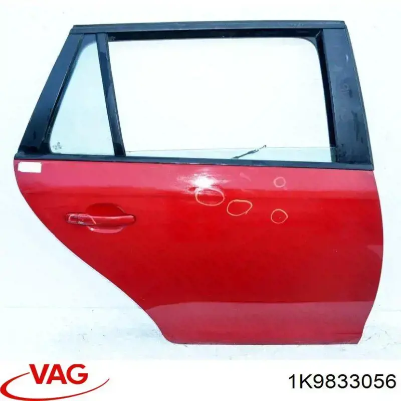 1K9833056 VAG Porta traseira direita