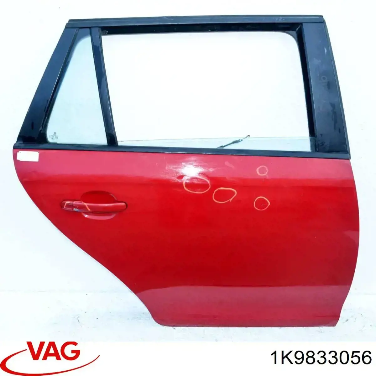 Porta traseira direita VAG 1K9833056 preço, a partir de 387,15 USD