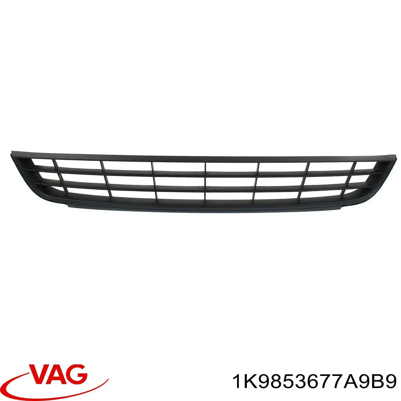 Grelha central do pára-choque dianteiro VAG 1K9853677A9B9 preço, a partir de 257,60 USD