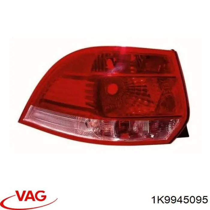 Lanterna traseira esquerda VAG 1K9945095 preço, a partir de 100,13 USD