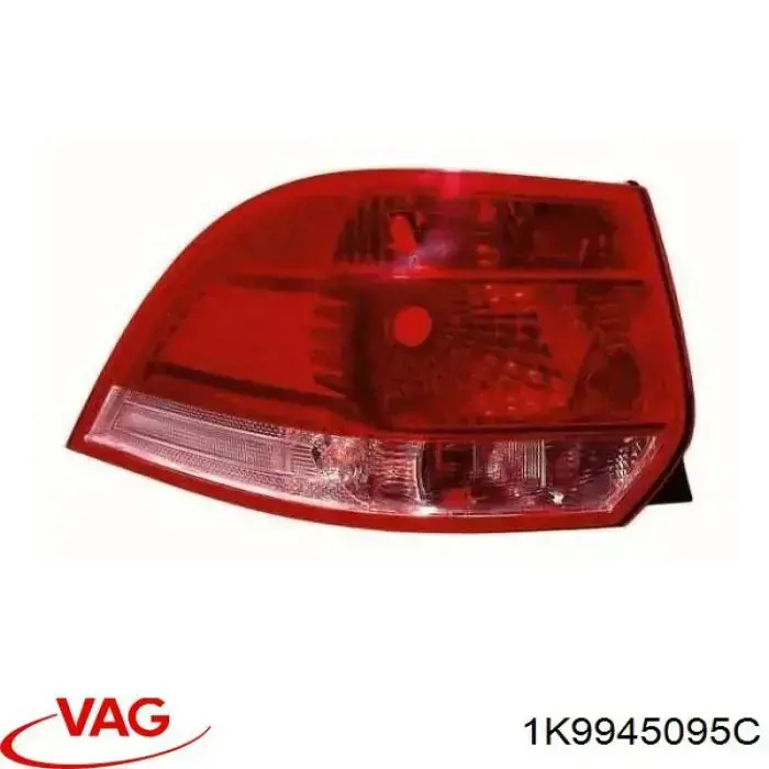 1K9945095C VAG Lanterna traseira esquerda