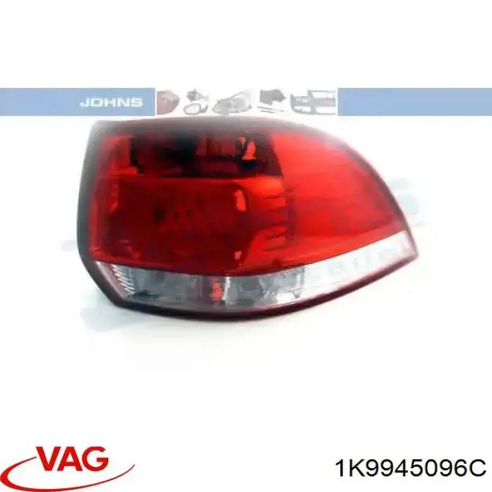 1K9945096C VAG Lanterna traseira direita