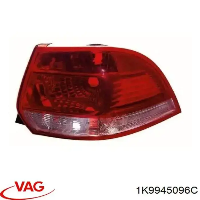 Lanterna traseira direita VAG 1K9945096C preço, a partir de 93,64 USD