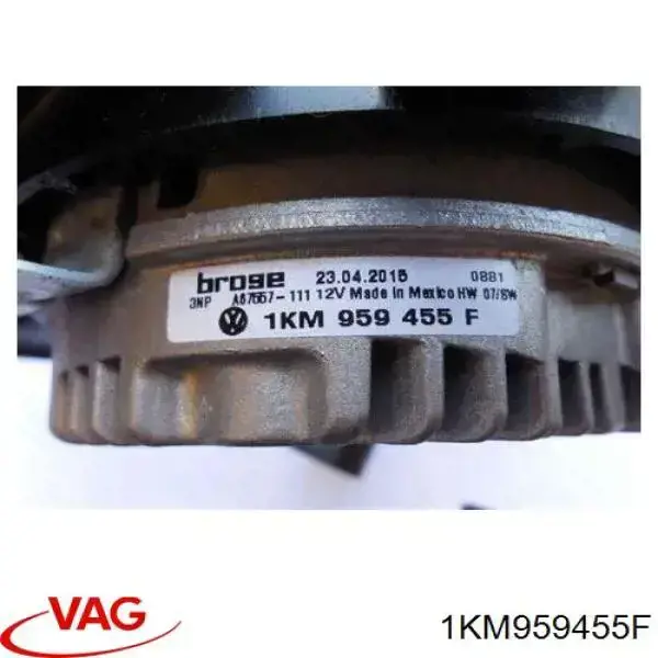 Compre 1KM959455A VAG Ventilador elétrico de esfriamento montado (motor + roda de aletas)