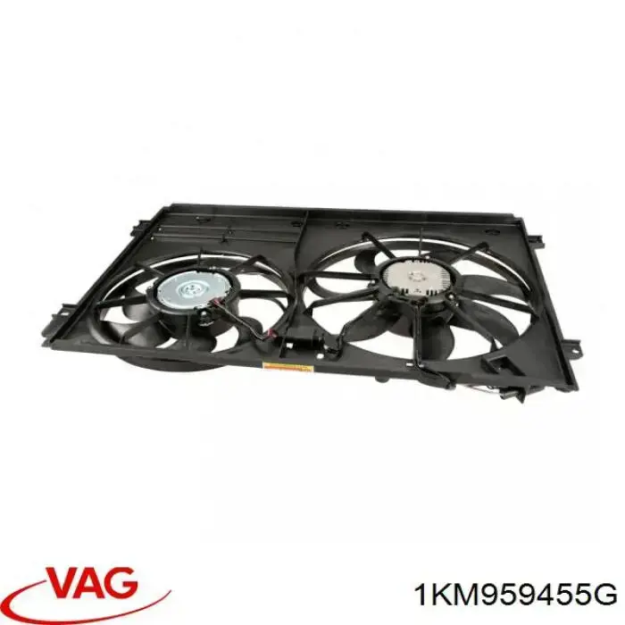 Compre 1KM959455G VAG Ventilador elétrico de esfriamento montado (motor + roda de aletas) esquerdo