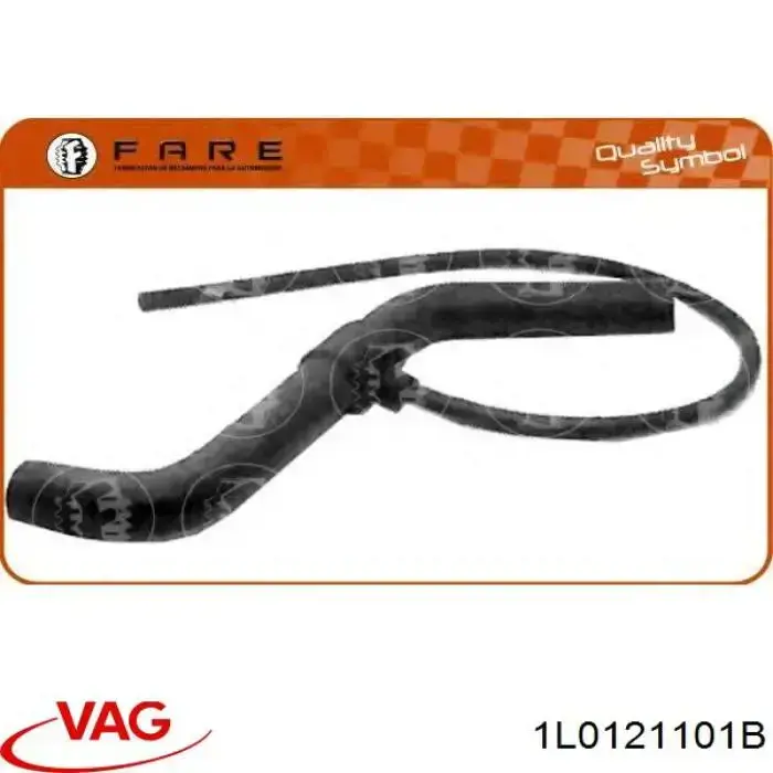 Compre 1L0121101B VAG Mangueira (cano derivado) do radiador de esfriamento superior