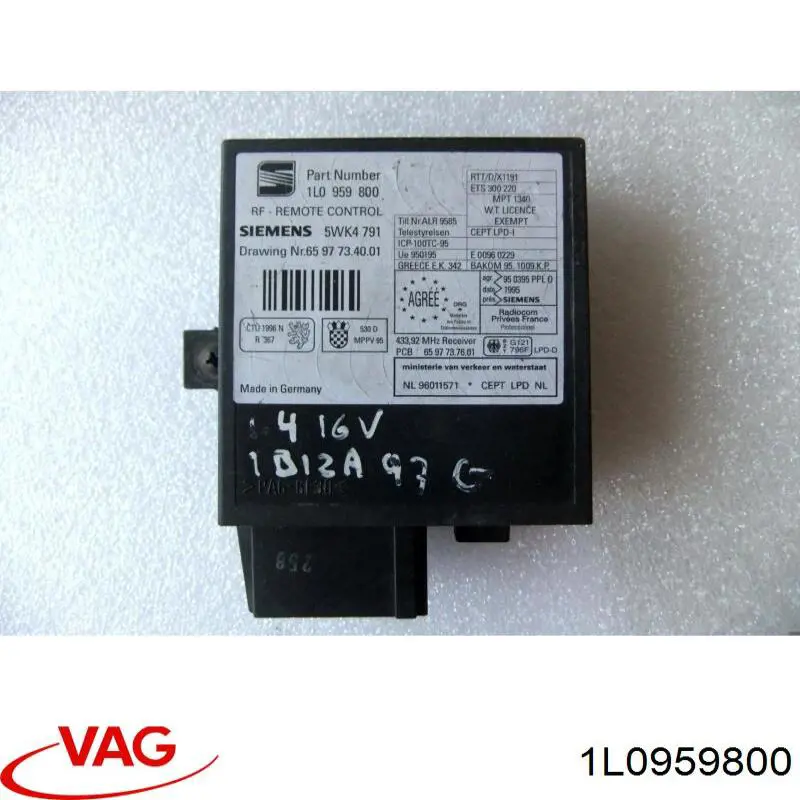  VAG 1L0959800 preço, a partir de 54,48 USD