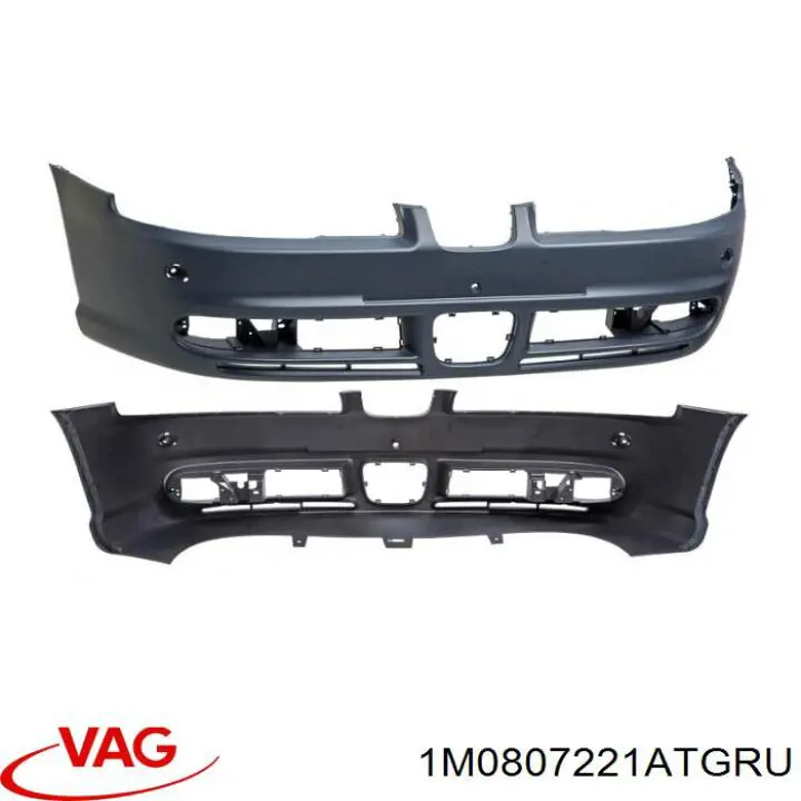Pára-choque dianteiro VAG 1M0807221ATGRU preço, a partir de 227,27 USD