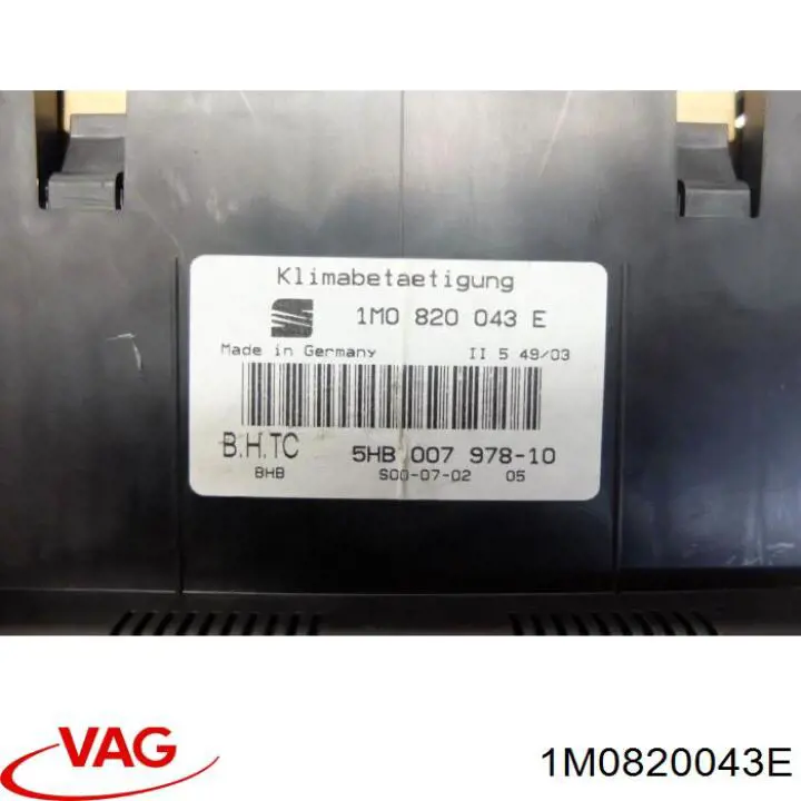 Compre 1M0820043G VAG Unidade de controlo dos modos de aquecimento/condicionamento