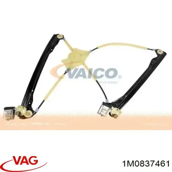 Compre 1M0837461 VAG Mecanismo de acionamento de vidro da porta dianteira esquerda