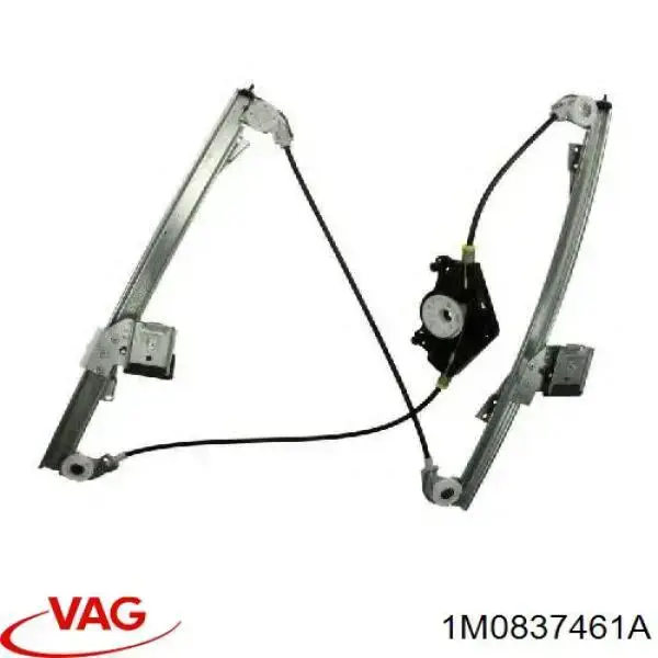 Compre 1M0837461A VAG Mecanismo de acionamento de vidro da porta dianteira esquerda