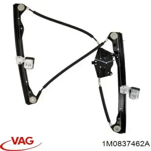 Compre 1M0837462A VAG Mecanismo de acionamento de vidro da porta dianteira direita