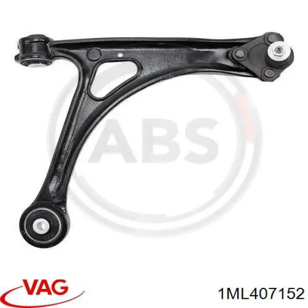 1ML407152 VAG Braço oscilante inferior esquerdo/direito de suspensão dianteira