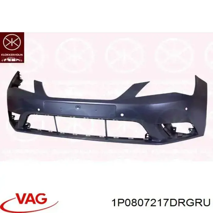 Pára-choque dianteiro VAG 1P0807217DRGRU preço, a partir de 382,90 USD
