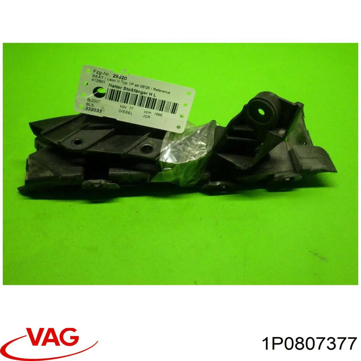Compre 1P0807377 VAG Consola esquerda do pára-choque traseiro