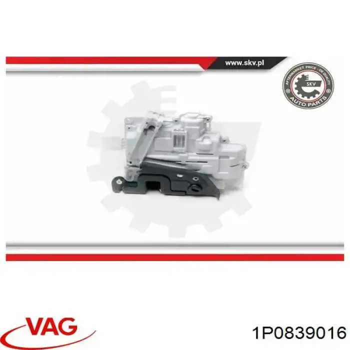 Fecho da porta traseira direita VAG 1P0839016 preço, a partir de 44,27 USD