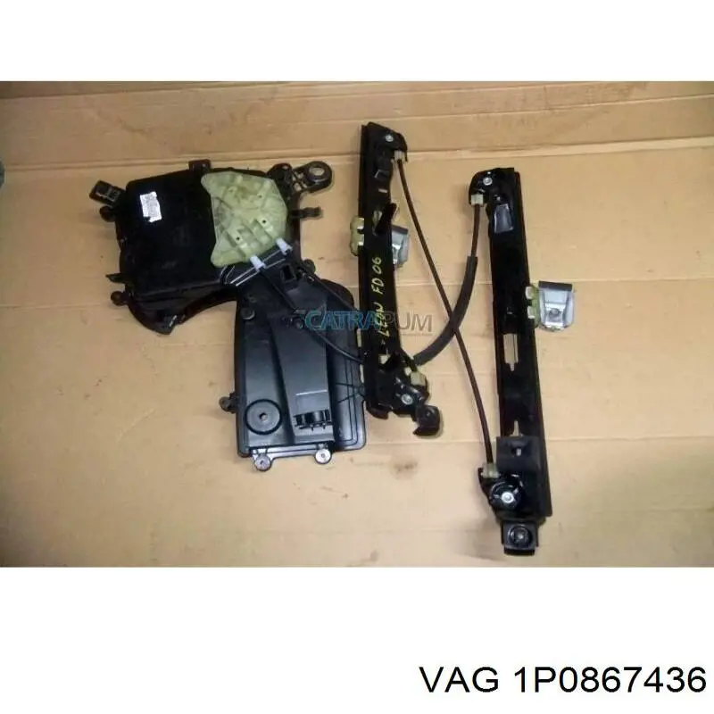 1P0837402A VAG Motor de acionamento de vidro da porta dianteira direita
