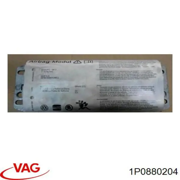 1P0880204C VAG Cinto de segurança (AIRBAG) de passageiro