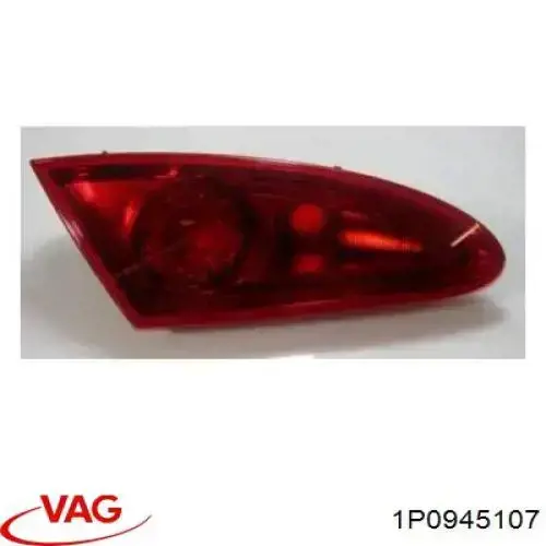 1P0945107 VAG Lanterna traseira esquerda interna