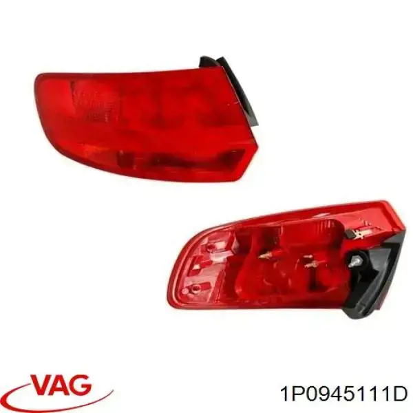 Lanterna traseira esquerda externa VAG 1P0945111D preço, a partir de 101,20 USD