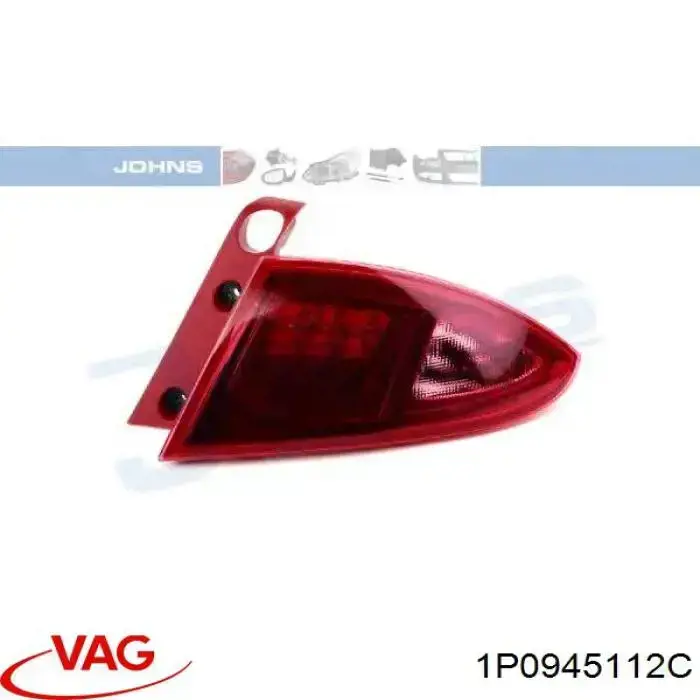 Lanterna traseira direita externa VAG 1P0945112C preço, a partir de 91,94 USD