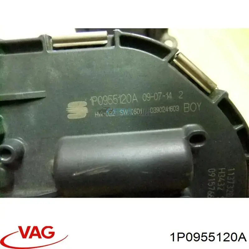 1P0955120A VAG Motor de limpador pára-brisas do pára-brisas