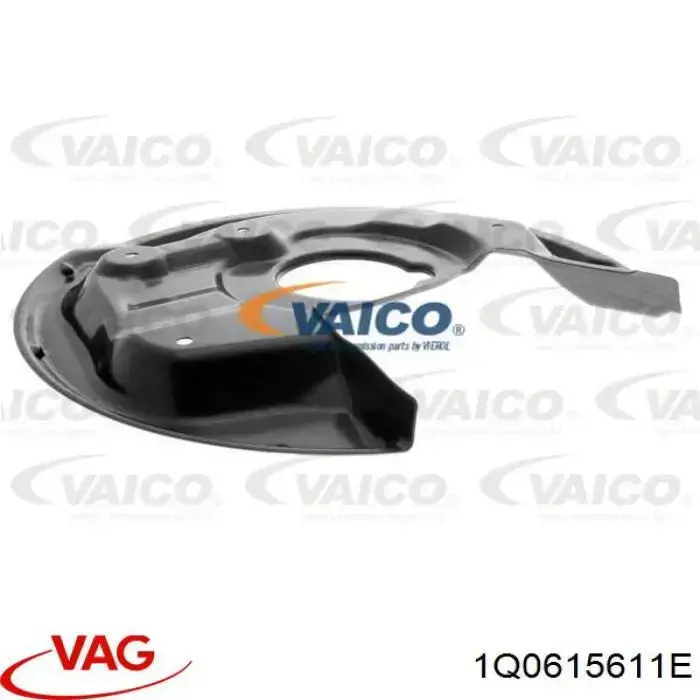 Proteção esquerda do freio de disco traseiro VAG 1Q0615611E preço, a partir de 33,02 USD