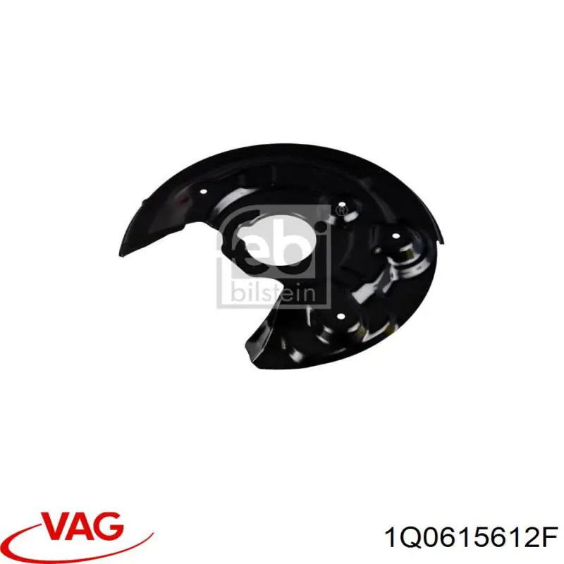 Proteção direita do freio de disco traseiro VAG 1Q0615612F preço, a partir de 27,74 USD