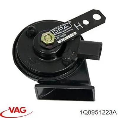Compre 3C0951223A VAG Sinal sonoro (cláxon)