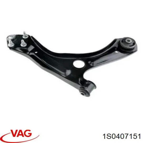 Braço oscilante inferior esquerdo de suspensão dianteira VAG 1S0407151 preço, a partir de 66,67 USD