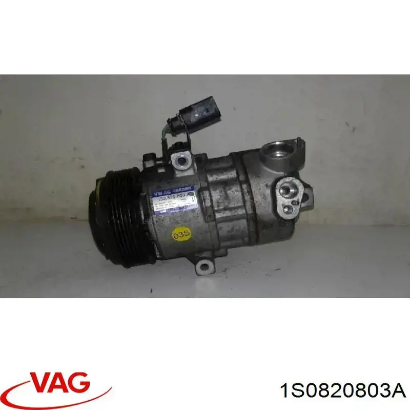 1S0820803A VAG Compressor de aparelho de ar condicionado
