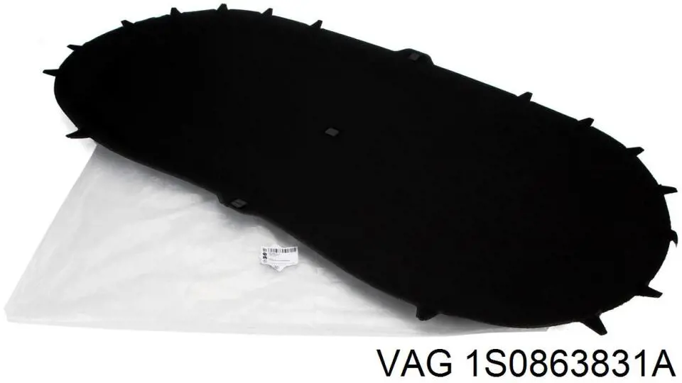 Isolamento de ruído da capota VAG 1S0863831A preço, a partir de 126,69 USD