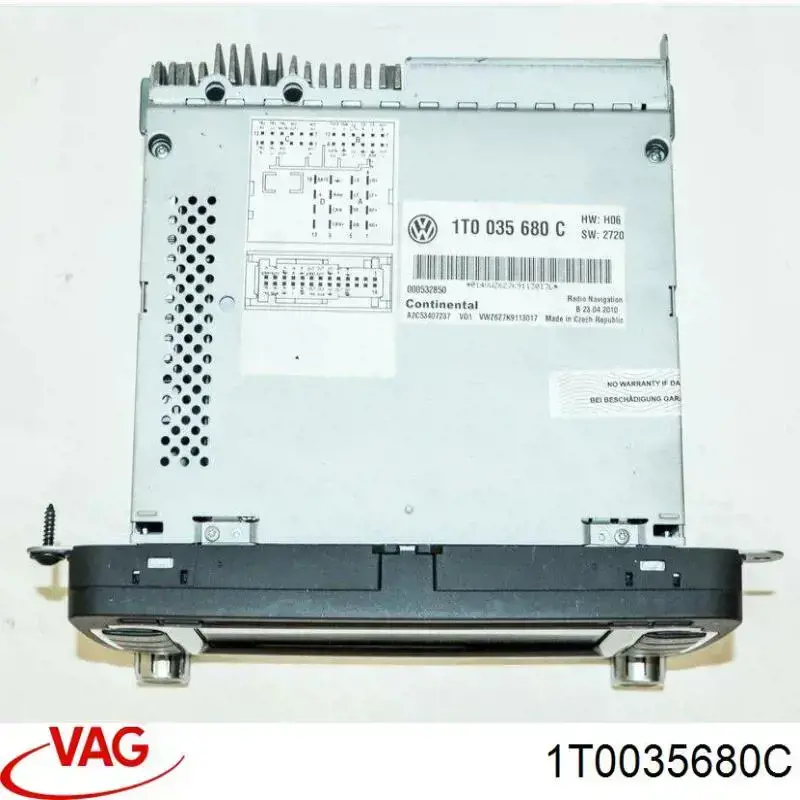1T0035680C VAG Aparelhagem de som (rádio AM/FM)