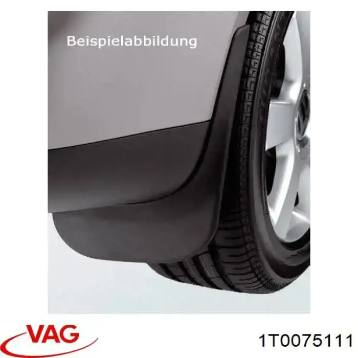 Protetores de lama dianteiros, kit Volkswagen Caddy III 2KB, 2KJ, 2CB, 2CJ