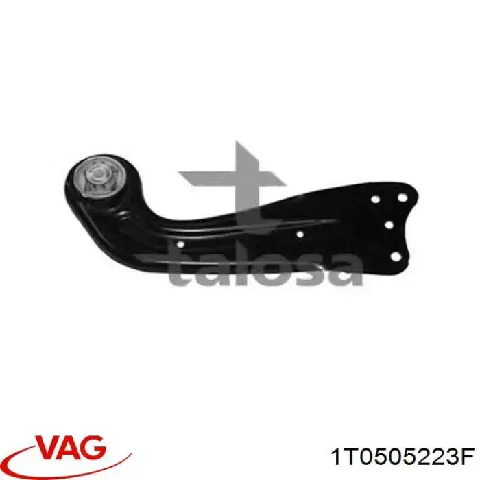 Compre 1T0505223F VAG Braço oscilante (tração) longitudinal inferior esquerdo de suspensão traseira