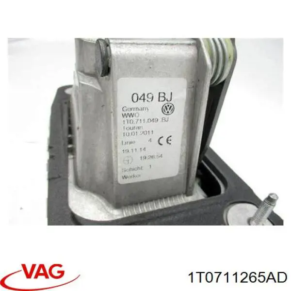 1T0711265AD VAG Cabo de mudança (de seleção de velocidade)