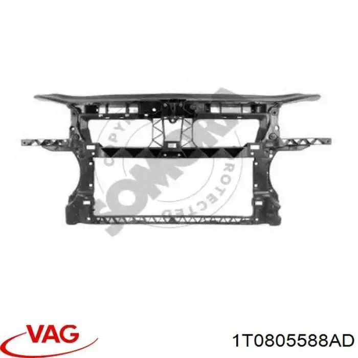Suporte do radiador montado (painel de montagem de fixação das luzes) VAG 1T0805588AD preço, a partir de 104,89 USD