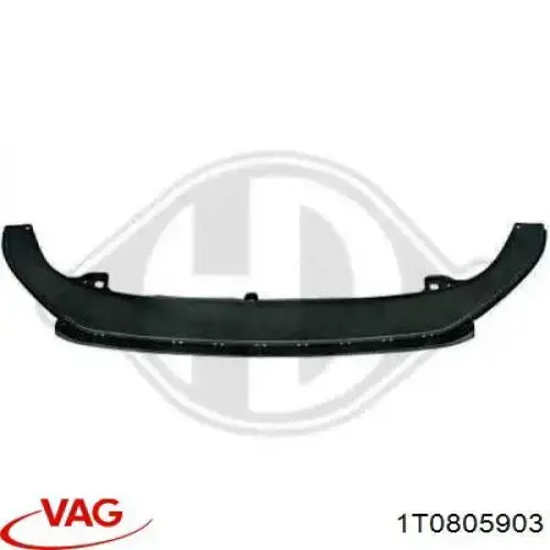1T0805903 VAG Spoiler do pára-choque dianteiro