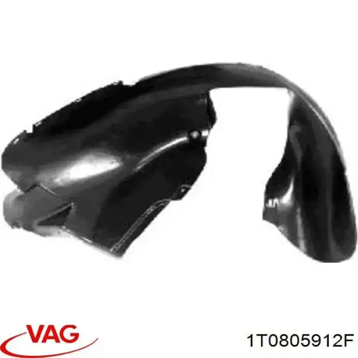 Guarda-barras direito do pára-lama dianteiro VAG 1T0805912F preço, a partir de 26,68 USD