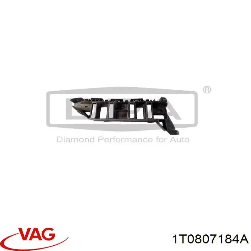 1T0807184A VAG Consola externa direita do pára-choque dianteiro