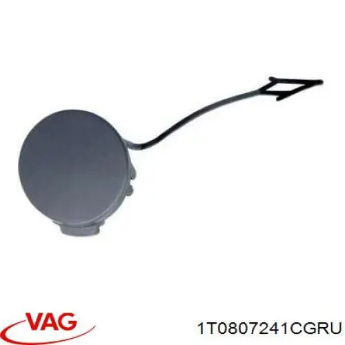 Tampão dianteira do pára-choque do gancho de reboque VAG 1T0807241CGRU preço, a partir de 18,13 USD