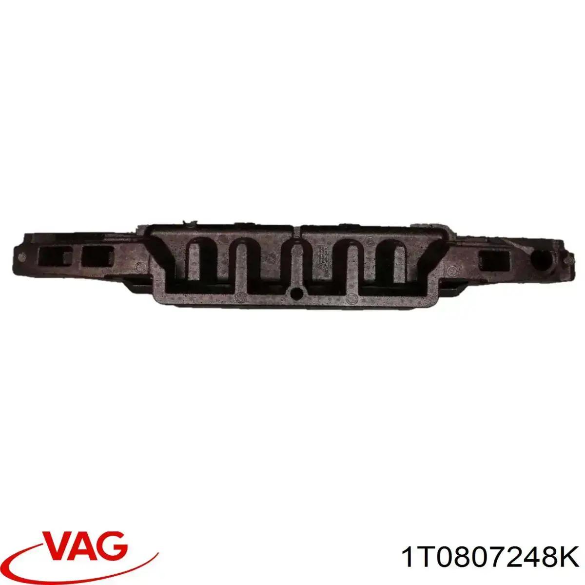 1T0807248K VAG Absorvedor (enchido) do pára-choque dianteiro