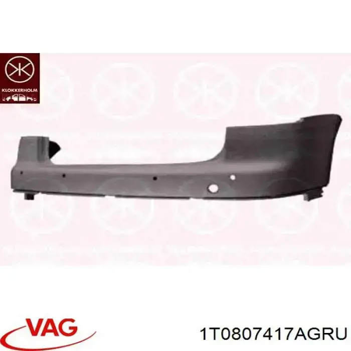 Pára-choque traseiro VAG 1T0807417AGRU preço, a partir de 170,17 USD