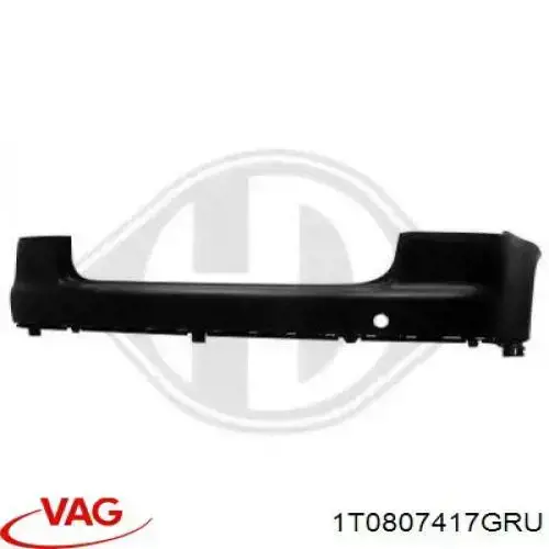 Pára-choque traseiro VAG 1T0807417GRU preço, a partir de 164,33 USD