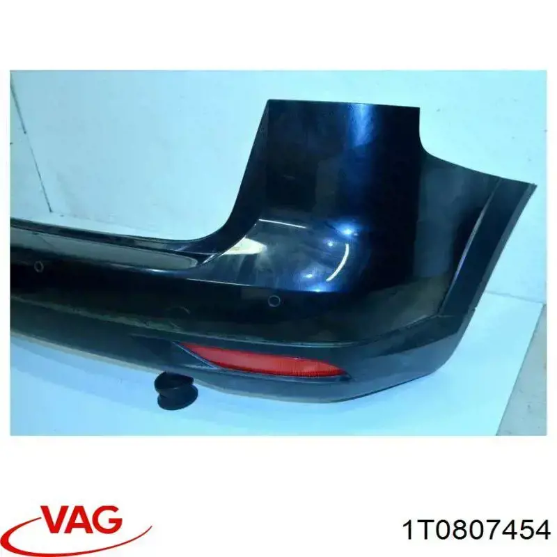 1T0807454 VAG Consola direita do pára-choque traseiro