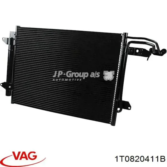 1T0820411B VAG Radiador de aparelho de ar condicionado