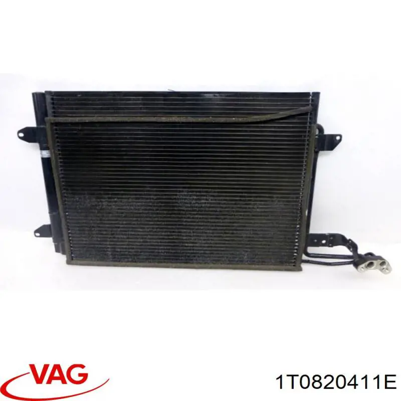 Radiador de aparelho de ar condicionado VAG 1T0820411E preço, a partir de 88,69 USD