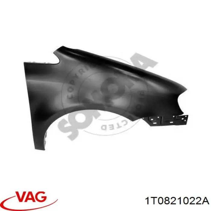 Compre 1T0821022A VAG Pára-lama dianteiro direito