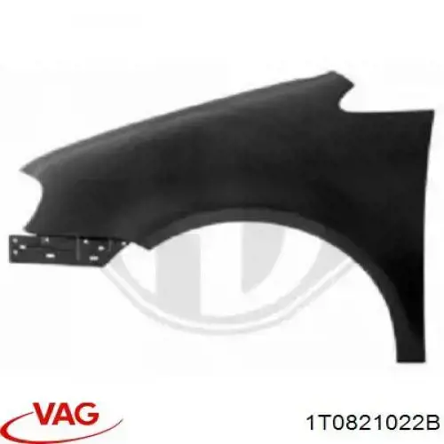 1T0821022B VAG Pára-lama dianteiro direito