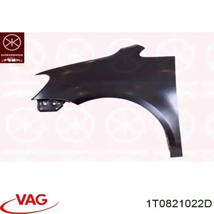 Pára-lama dianteiro direito VAG 1T0821022D preço, a partir de 196,13 USD